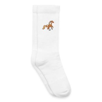 horse - Kids Tennis Socks - white - Right