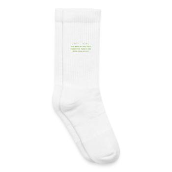 Ich bin vegan - Die Standard-Reaktion darauf - Kinder Tennissocken - Weiß - Rechts