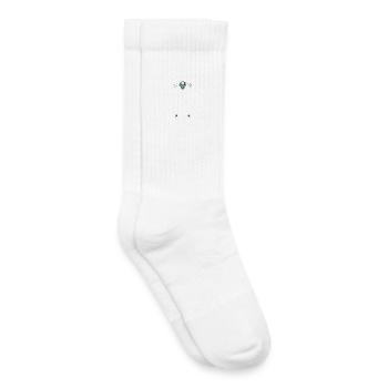 Le micro de l’enfer réservé aux auditeurs bruyants - Chaussettes de tennis bio enfant - blanc - Droite