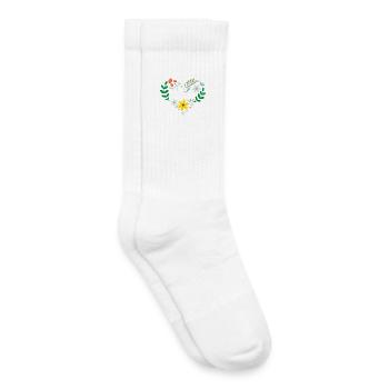 Meilleure maman de tous les temps - Chaussettes de tennis bio enfant - blanc - Droite