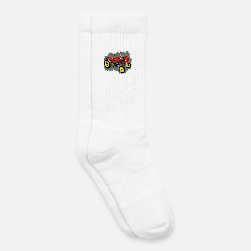 Traktor M H Pony - Kinder Tennissocken - Weiß