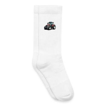 Tracteur M F 5S - Chaussettes de tennis bio enfant - blanc - Droite