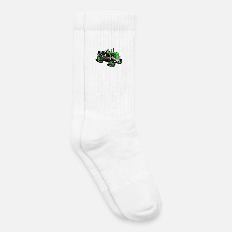 Traktor Steyr Typ 80 - Kinder Tennissocken - Weiß