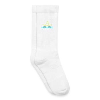Sailing - Sailboat - Kids Tennis Socks - white - Right
