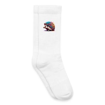 Igel - Kinder Tennissocken - Weiß - Rechts