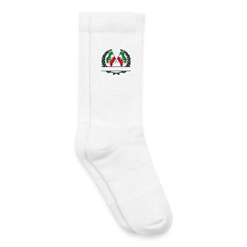 Drapeaux Rhénanie-du-Nord-Westphalie couronne de laurier bannière - Chaussettes de tennis bio enfant - blanc - Droite