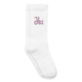 Ja, Damenmode, die Sie stärkt - Kinder Tennissocken - Weiß - Rechts