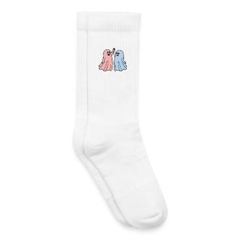 Verspielte Geister im Hochzeitsstil - Kinder Tennissocken - Weiß - Rechts