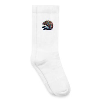 Hedgehog - Kids Tennis Socks - white - Right