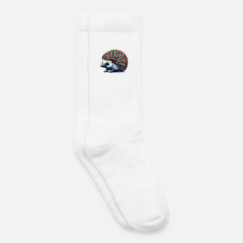Igel - Kinder Tennissocken - Weiß