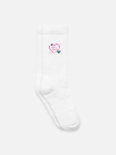 Liebe tut weh - Kinder Tennissocken - Weiß