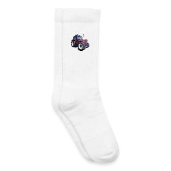 Force de terrain 80-90 - Chaussettes de tennis bio enfant - blanc - Droite