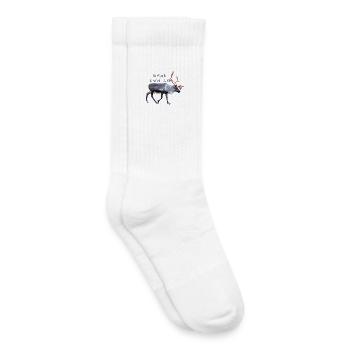Buriid Juovllaid - Kids Tennis Socks - white - Right