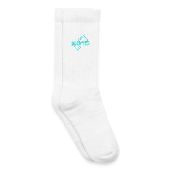 Born in 2015 - Kids Tennis Socks - white - Right