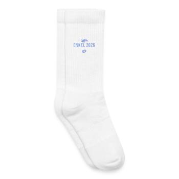 Promotion au grade d'Oncle 2026 en cours de chargement - Chaussettes de tennis bio enfant - blanc - Droite