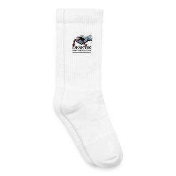 Main résistante tenant une corde effilochée - Chaussettes de tennis bio enfant - blanc - Droite