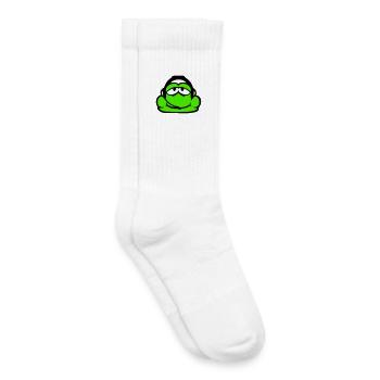 Frosch Gamer Headset Nerd zocken Kopfhörer Spielen - Kinder Tennissocken - Weiß - Rechts