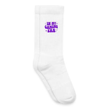 Cadeau de jeu Gamer Jeu vidéo Rétro - Chaussettes de tennis bio enfant - blanc - Droite