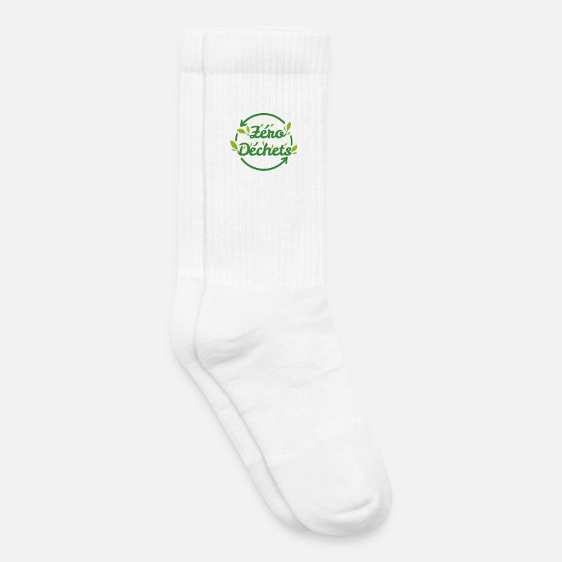 Zero Waste Plants - Kids Tennis Socks - white