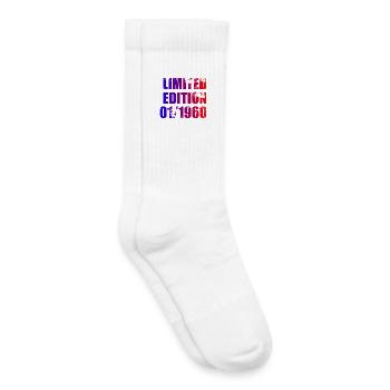66. Geburtstag Limited Edition 01/1960 - Kinder Tennissocken - Weiß - Rechts
