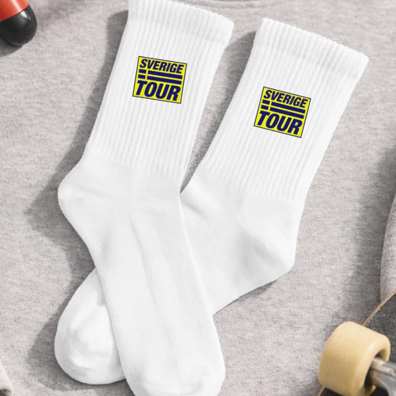 Drapeau du circuit de Suède Chaussettes de tennis bio enfant