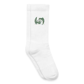 Cadeau 5e anniversaire 2021 pour garçons et filles - Chaussettes de tennis bio enfant - blanc - Droite