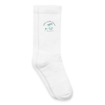Aventure de l’école mondiale - Chaussettes de tennis bio enfant - blanc - Droite