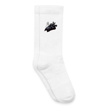 Berger allemand noir Propriétaire de berger allemand - Chaussettes de tennis bio enfant - blanc - Droite