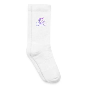 Gift idea for a road bike with road bike - Kids Tennis Socks - white - Right
