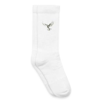 Duif | Heilige Geest Shirt | Christelijk Symbool - Chaussettes de tennis bio enfant - blanc - Droite