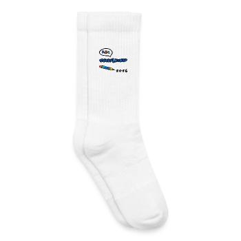 Einschulung 2026 – ABC Schulkind Erstklässler - Kinder Tennissocken - Weiß - Rechts