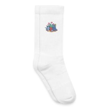 Garden Decoration Art - Kids Tennis Socks - white - Right