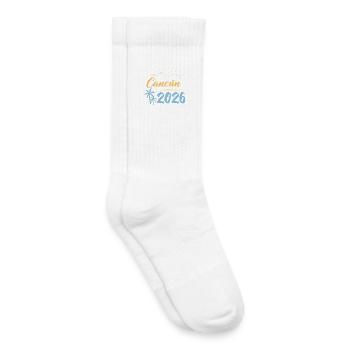 Cancun 2026 - Kinder Tennissocken - Weiß - Rechts