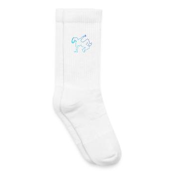 Gift idea for the hip-hop dancer with b-boying - Kids Tennis Socks - white - Right
