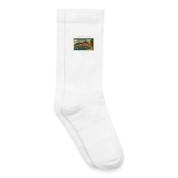 Slowakei Bratislava Vintage Reisemarke - Kinder Tennissocken - Weiß - Rechts