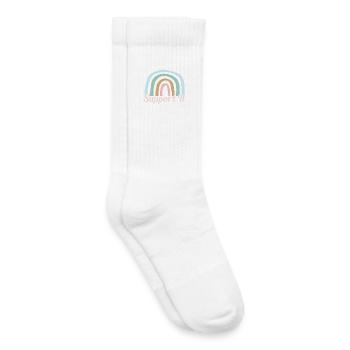 Social Worker Quote Support It Social Work - Kids Tennis Socks - white - Right
