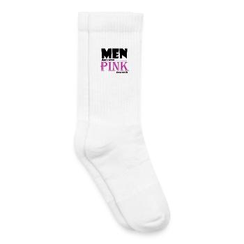 Art du t-shirt avec logo à empattement rose - Chaussettes de tennis bio enfant - blanc - Droite