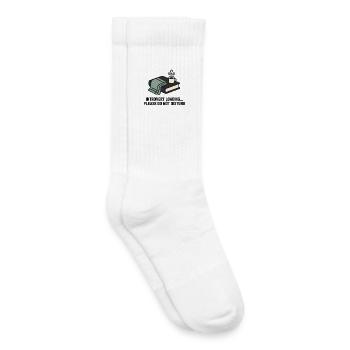 Introvert Loading Cozy Reading Mug - Kids Tennis Socks - white - Right