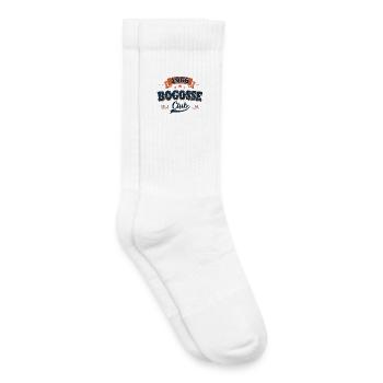 Men's 60th Anniversary Gift 1966 – Bogosse Club - Kids Tennis Socks - white - Right