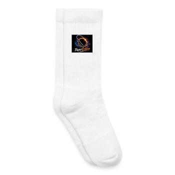 Paper Eclipse Blackout 2026 - Kids Tennis Socks - white - Right