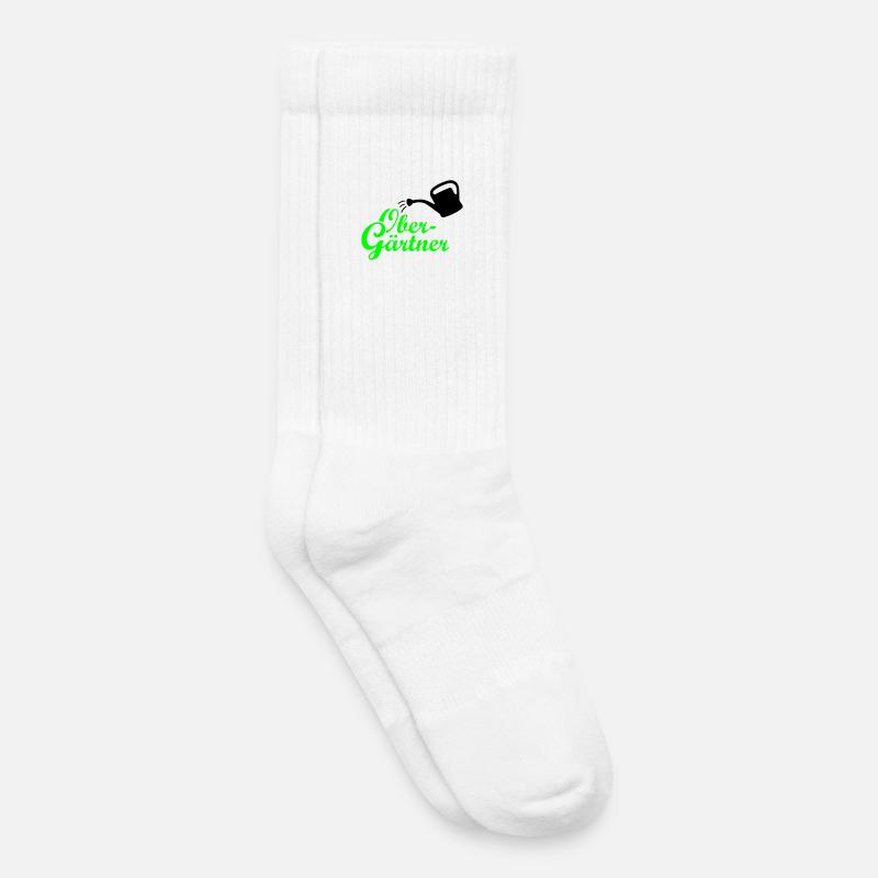 Obergärtner Giesskanne - Kinder Tennissocken - Weiß
