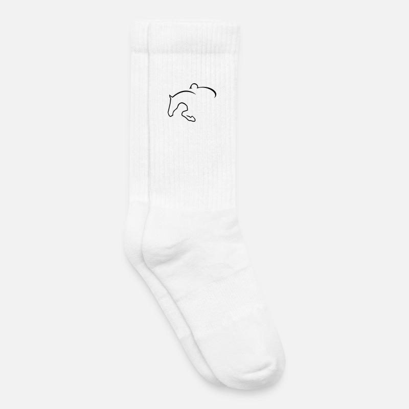 6061912 121501268 Springreiter - Kinder Tennissocken - Weiß