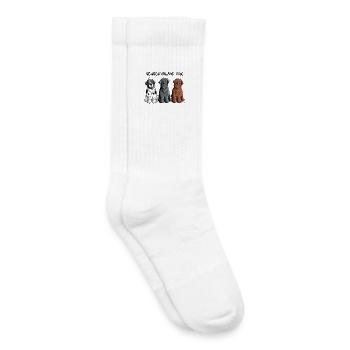 Terre-Neuve - Chaussettes de tennis bio enfant - blanc - Droite