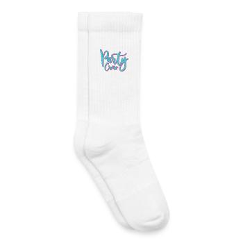 Partycrew / Party Crew - Kinder Tennissocken - Weiß - Rechts