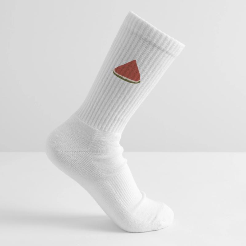 Pastèque, Pastèque, Melon Chaussettes de tennis bio enfant