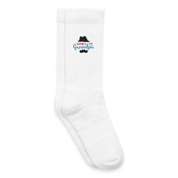 Happines wird Opa genannt - Kinder Tennissocken - Weiß - Rechts