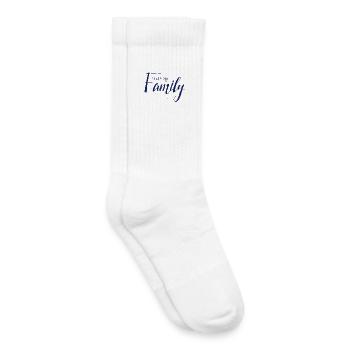 i love my Family - Kinder Tennissocken - Weiß - Rechts