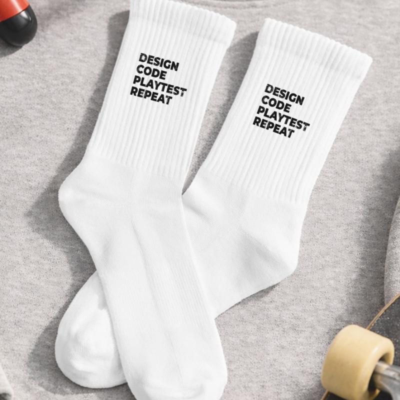 Test de test de Design Code Chaussettes de tennis bio enfant