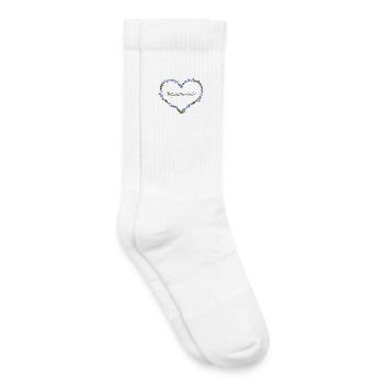 Forget-me-not - Kids Tennis Socks - white - Right