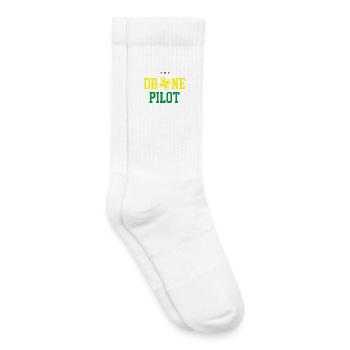 Drone Pilot - Kids Tennis Socks - white - Right